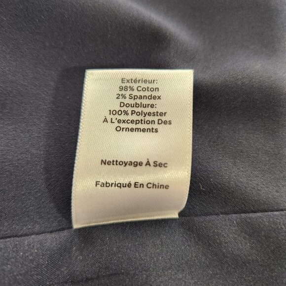 TALBOTS The Oprah Magazine Feminine Romantic Preppy Blue Floral Skirt Size 12. - Picture 14 of 16